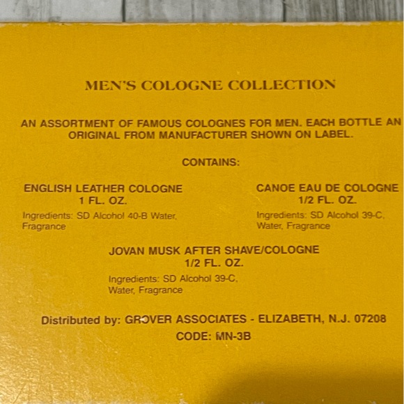 Vintage unopened box cologne English Leather British Sterling Canoe Jovan Musk* - Picture 10 of 10